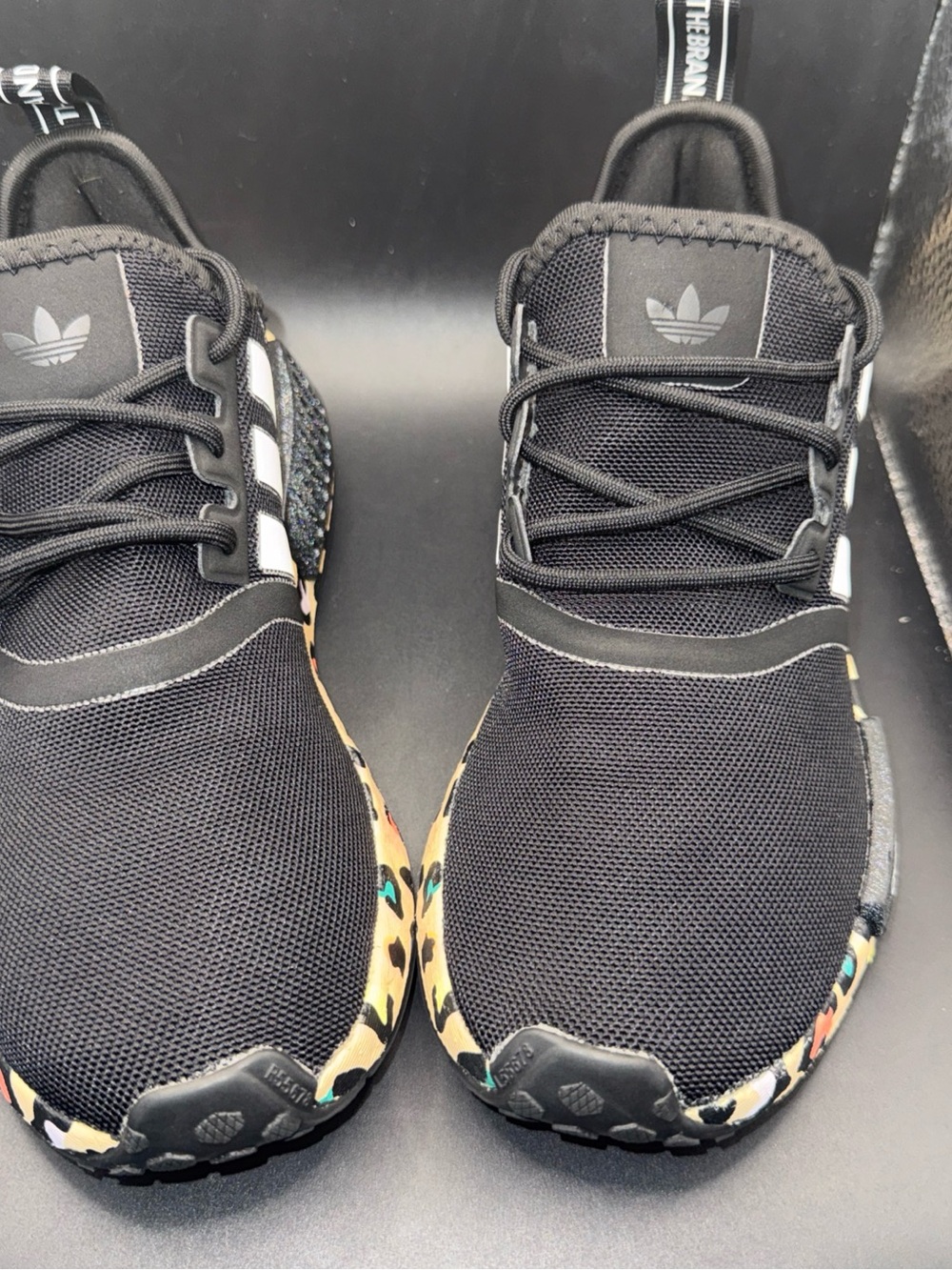 Size 5.5 - Adidas NMD_R1 Leopard - Black Wmns, GZ8024, Clean, No Box, Great